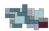 pattern two for seamless flagstone patio